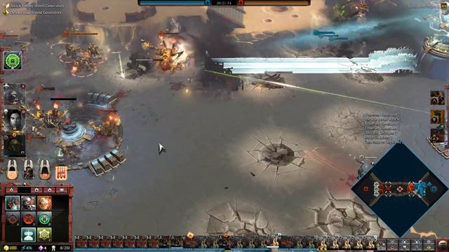 SM vs Orks - No Limit Mod - Massive Battle - Warhammer 40K Dawn Of War 3 смотреть онлайн
