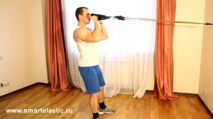 Упражнения с эспандером smartelastic для рук.