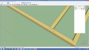 Проектирование дома из бруса в Google SketchUp