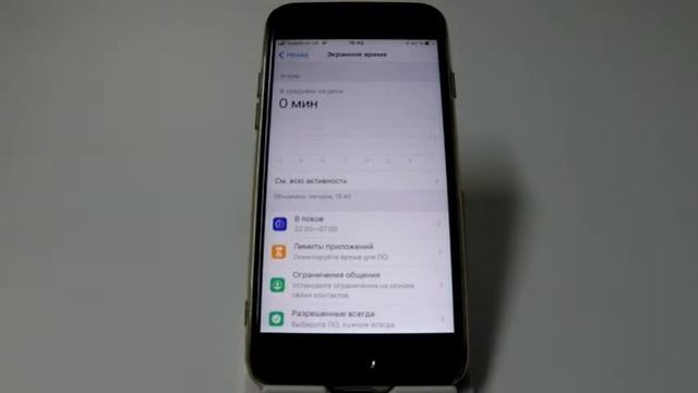 Экранное время и его настройки в iPhone смотреть онлайн