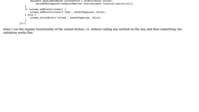 Salesforce: Form validation isn't working when submitting it using Javascript смотреть онлайн