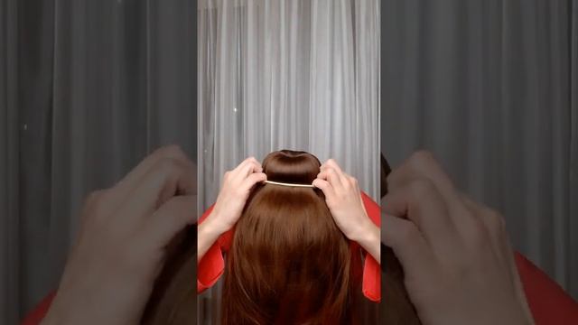 ?Создаю причёску с бубликом. Совет от моей подписчицы Марины # shorts смотреть онлайн