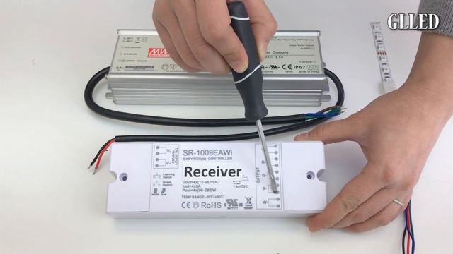 How To Connect Color Changing LED Strip Light To RGB Wireless Controller And Transformer