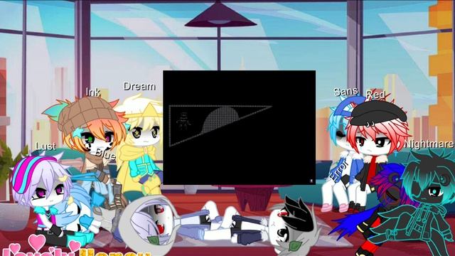 Sans aus react to Errors backstory | Lovely Honey смотреть онлайн