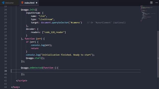 Javascript - Lendo código de barras com QuaggaJS смотреть онлайн