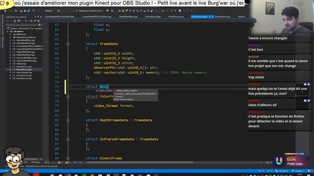 #JustWorking - Faire un plugin Kinect pour OBS смотреть онлайн