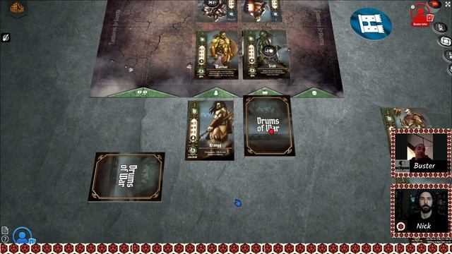 Drums of War solo playthrough - with the designer! смотреть онлайн