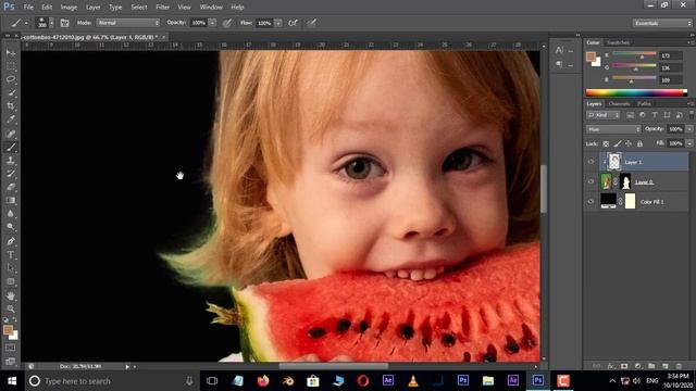Cut Out Hair in Photoshop - Easy ( PHOTOSHOP ) Tutorial смотреть онлайн