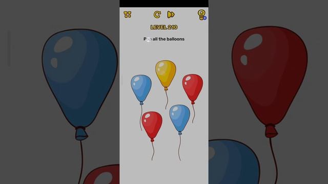 Brain blow level 210 Walkthrough !!! Pop the ballons смотреть онлайн