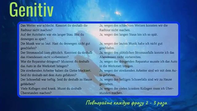 Немецкий язык. Уроки немецкого языка. GENITIV #уроки_немецкого #немецкий смотреть онлайн