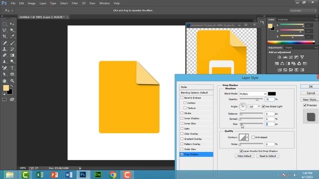 How to make GOOGLE SLIDES in Photoshop cc | Easy and Simple method. смотреть онлайн