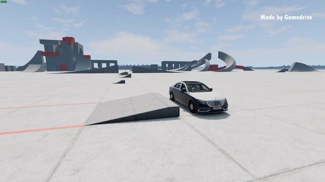 Mercedes-Maybach S680 W223 Vs Mercedes-Benz S600 W140  200km/h BeamNG.drive CRASH Test #mercedes