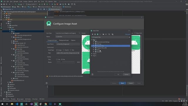 Setarea unei ICONIȚE în ANDROID STUDIO | ANDROID DEVELOPMENT смотреть онлайн