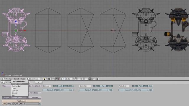 GECK - Collision creation in Blender смотреть онлайн