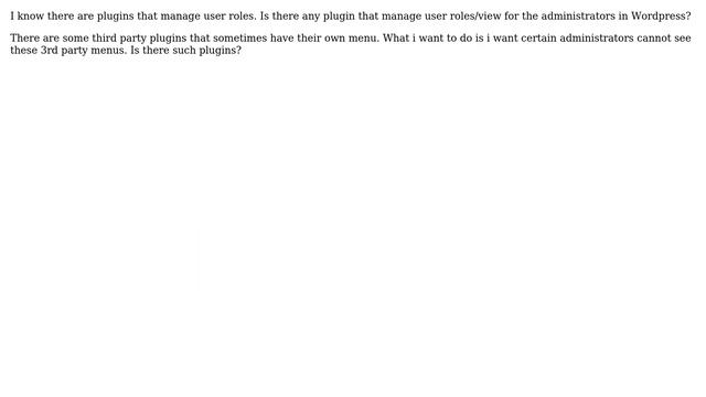 Wordpress: Different views/roles for administrator смотреть онлайн