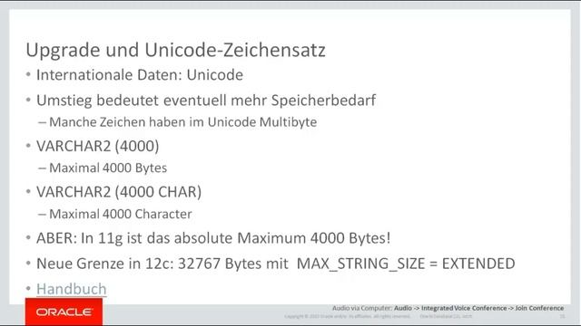 12cjetzt BTR: Tipps und Tricks rund um Oracle 12c смотреть онлайн