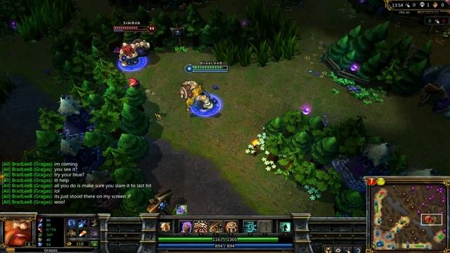 League of Legends - Gragas run glitch tutorial смотреть онлайн