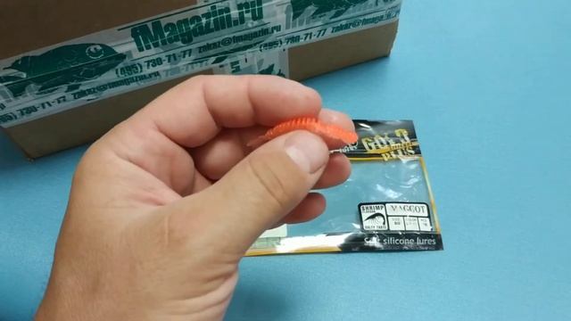 Видеообзор съедобной личинки стрекозы German MaGGot 50 по заказу Fmagazin смотреть онлайн