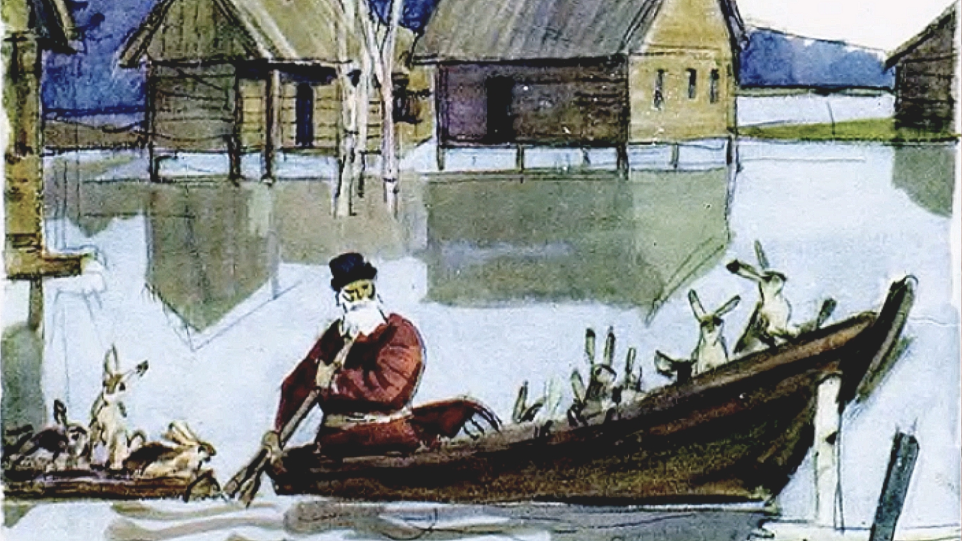 Некрасов Н - Дедушка Мазай и зайцы смотреть онлайн