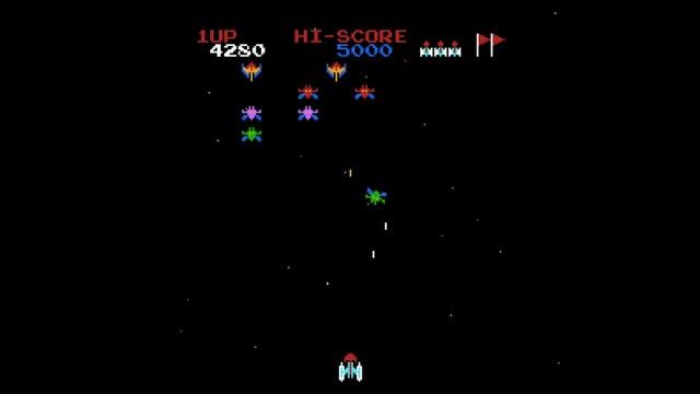 NES Game: Galaxian (1984 Namco) смотреть онлайн
