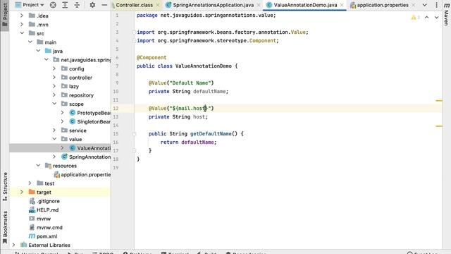 Spring & Spring Boot Annotations Series - #9 - @Value Annotation смотреть онлайн
