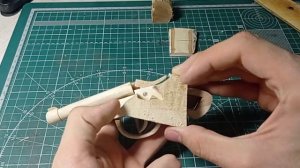 карманный однозарядный пистолет из дерева (1часть)