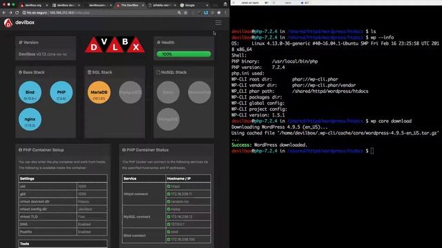 Instalar WordPress con WP-CLI en Devilbox Docker смотреть онлайн