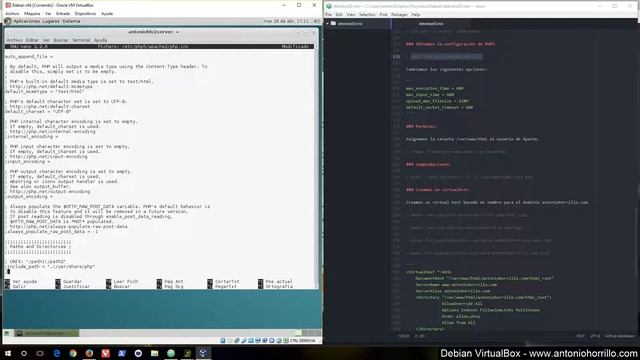 Debian VirtualBox - LAMP Web Server, SSL, Alias, FTP y Virtualhost. смотреть онлайн