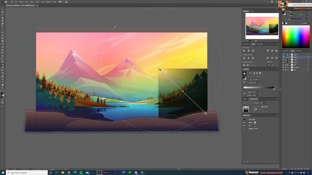 Fantasy Vector Artwork in Adobe Illustrator | Speed Art смотреть онлайн