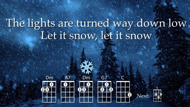 Let It Snow Ukulele Play Along смотреть онлайн