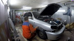 установка крыла на Daewoo Lanos (VLOG)