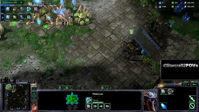 SC2 HotS - DreamHack Open 2013 - viPro vs HuK - Ro64 Group 3 - Map 2 - Bel'Shir Vestige - viPro смотреть онлайн