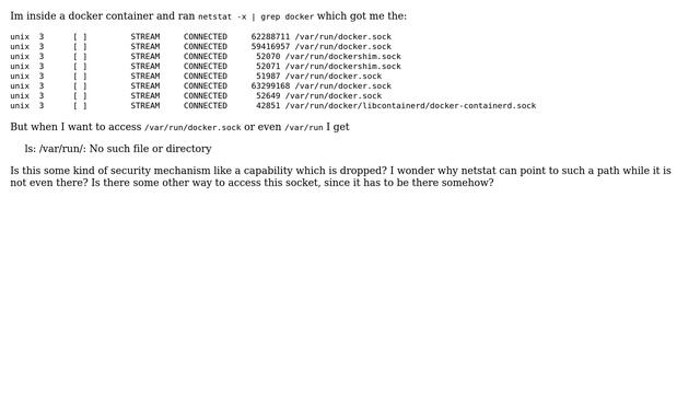 DevOps & SysAdmins: netstat shows connected socket with path to it, but path doesn't exist смотреть онлайн