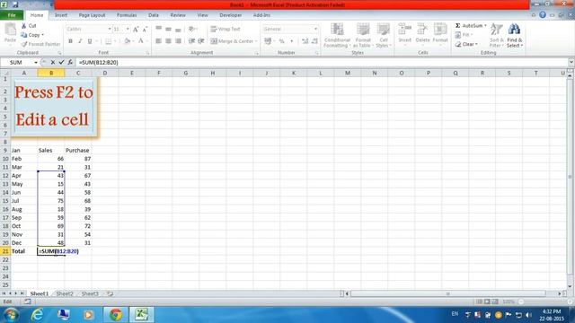 How to Edit a Cell with Shortcut Key in Excel смотреть онлайн