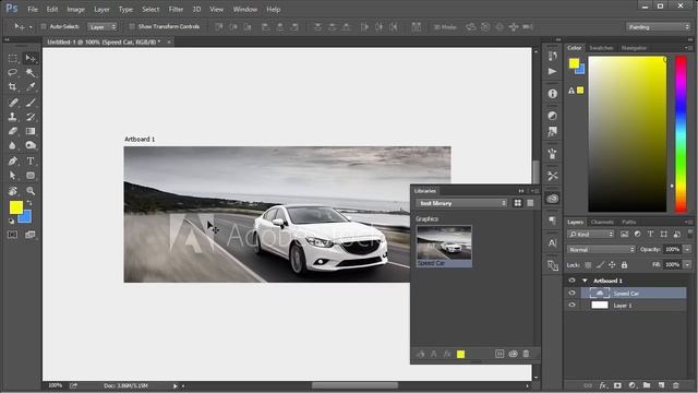 Adobe Stock Tutorial - Photoshop CC 2015 смотреть онлайн
