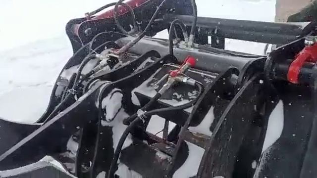 Лесозахват (бревнозахват) с быстросъемом для погрузчика. Звоните 89994305633 смотреть онлайн