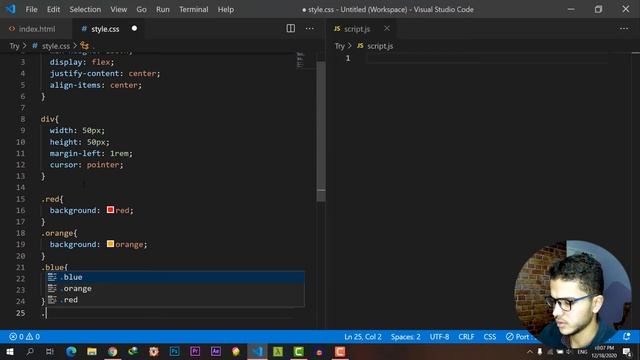 #2 - Change Background-color dynamically - Js Examples Tutorial смотреть онлайн