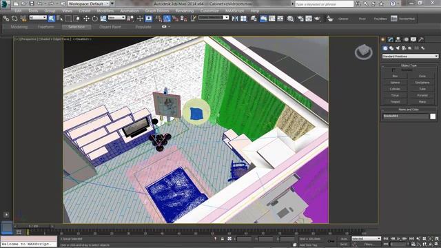 Как сделать визуализацию интерьера в 3ds Max Часть 15