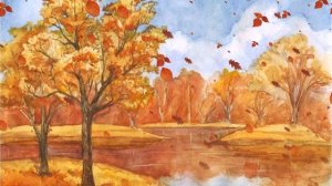 Осень Осень раз два три  ты нам краски подари Детские рисунки об осени