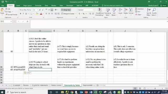 Getting demographics and comments from HtmlQ's JSON file смотреть онлайн