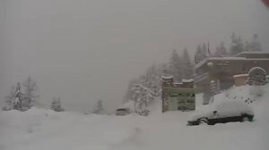 ниссан ноут на цепях по снегу