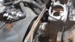 Мерседес 814, замена помпы.