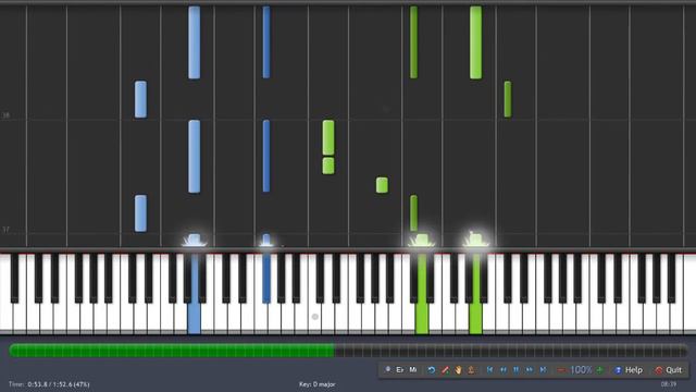 The curious case of Benjamin Button: meeting Daisy theme synthesia смотреть онлайн