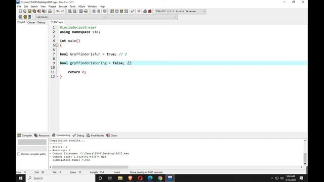 Data Type Boolean смотреть онлайн