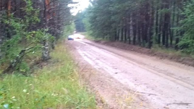 Ралли Ростов Великий 21.07.2013 Обгон в лесу Две Субару смотреть онлайн