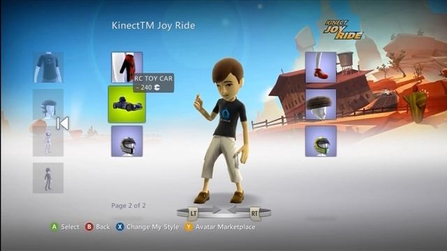 Kinect Joy Ride Avatar Markplace Items смотреть онлайн