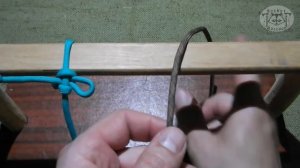Вяжем узлы "Курьерский" и "Эвенкийский"/ "Siberian hitch" evenk knot".