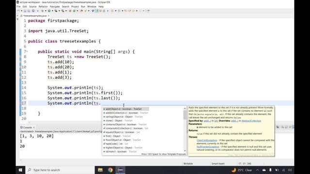 TreeSet Collection | Collection| Tamil Tutorial |#javainterviewquestions смотреть онлайн