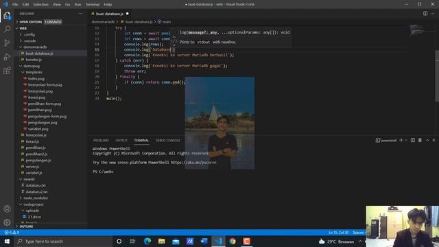 #39. Membuat Database dengan Mariadb dan Node.js смотреть онлайн