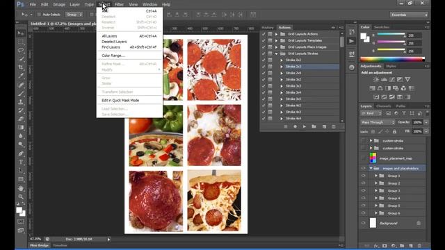 How to Use Grid+ Layout Photoshop Actions смотреть онлайн